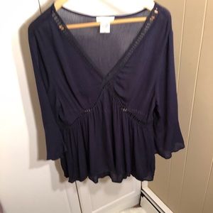 Miley + Molly Boho Flouncy Top